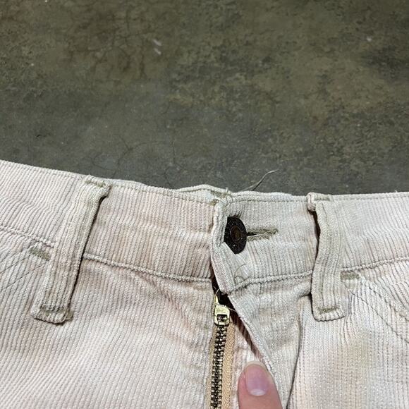 Vintage 70s Levi’s 646 Cream Bell Bottom Corduroys 31x29 - Picture 7 of 7